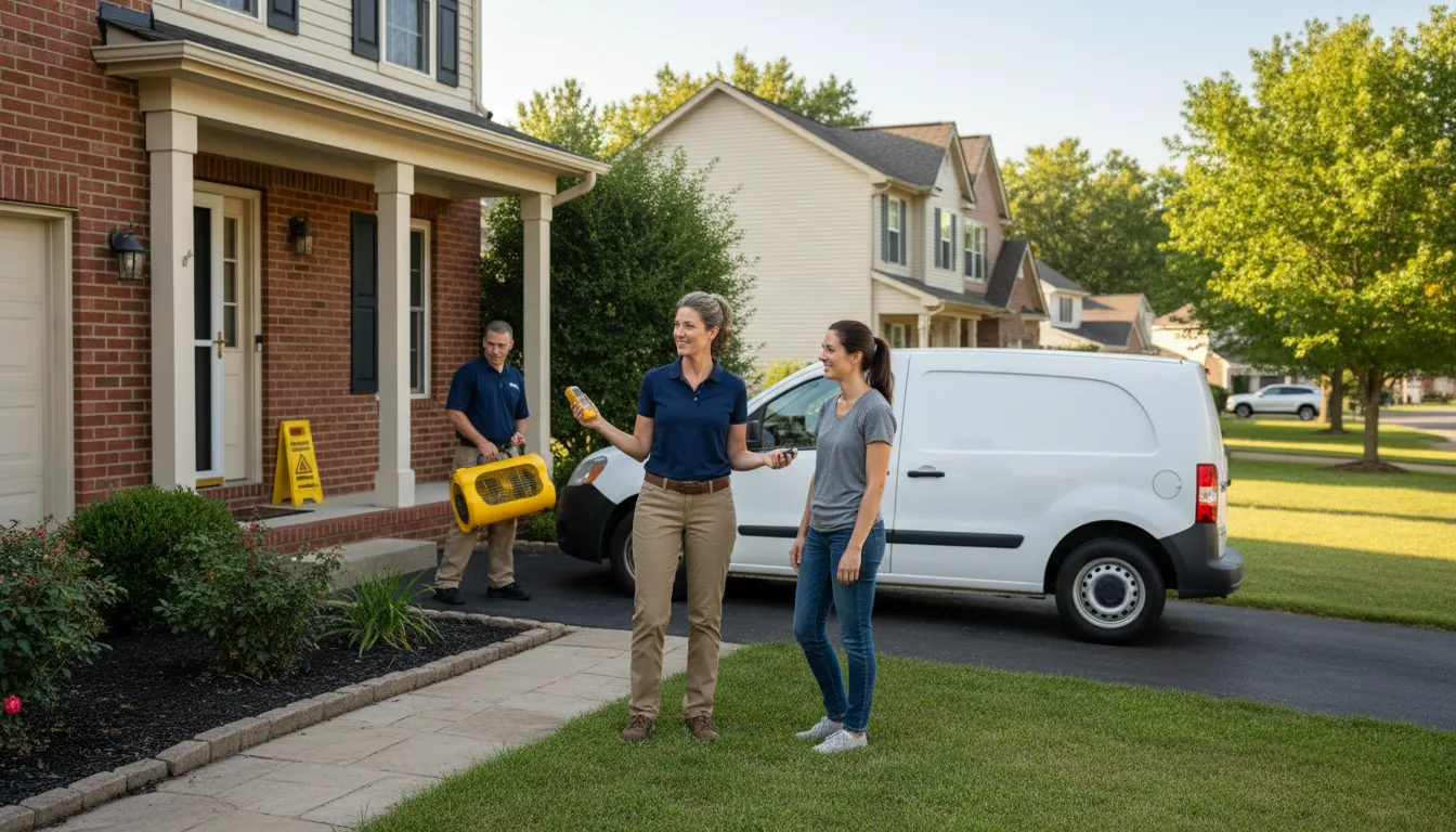 Residential water damage restoration in Tupman, CA